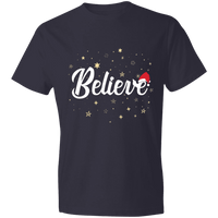 Load image into Gallery viewer, Designs by MyUtopia Shout Out:Believe - Lightweight Unisex T-Shirt,Navy / S,Adult Unisex T-Shirt
