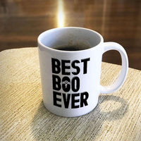 Load image into Gallery viewer, Designs by MyUtopia Shout Out:Best Boo Ever White Ceramic Coffee Mug,11oz / White,Ceramic Coffee Mug
