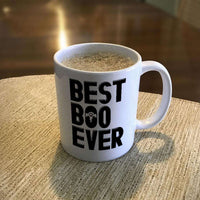 Load image into Gallery viewer, Designs by MyUtopia Shout Out:Best Boo Ever White Ceramic Coffee Mug
