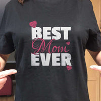 Load image into Gallery viewer, Designs by MyUtopia Shout Out:Best Mom Ever Adult Unisex T-Shirt
