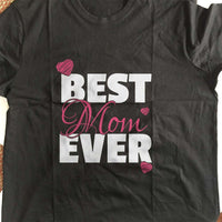 Load image into Gallery viewer, Designs by MyUtopia Shout Out:Best Mom Ever Adult Unisex T-Shirt

