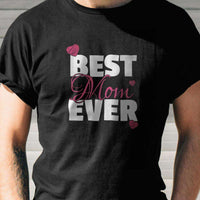 Load image into Gallery viewer, Designs by MyUtopia Shout Out:Best Mom Ever Adult Unisex T-Shirt
