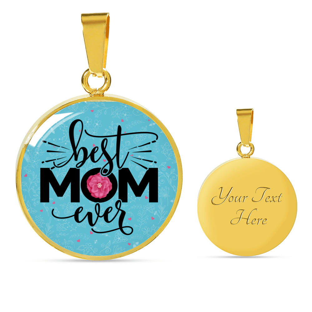 Designs by MyUtopia Shout Out:Best Mom Ever Liquid Glass Personalized Locket engravable Keepsake Necklace,Gold / Yes,Necklace