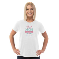 Load image into Gallery viewer, Designs by MyUtopia Shout Out:Best Mom Hands Down Personalized Adult Unisex T-Shirt
