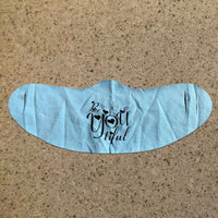 Load image into Gallery viewer, Designs by MyUtopia Shout Out:BeYoutiful Fabric Face Covering / Face Mask,Light Blue,Fabric Face Mask
