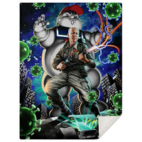 Load image into Gallery viewer, Designs by MyUtopia Shout Out:Biden Buster Political Humor Micro Fleece Sherpa Throw Blanket,Small (42 x 57 inches),Premium Microfleece Blanket - AOP
