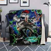 Load image into Gallery viewer, Designs by MyUtopia Shout Out:Biden Buster Political Humor Micro Fleece Sherpa Throw Blanket
