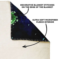 Load image into Gallery viewer, Designs by MyUtopia Shout Out:Biden Buster Political Humor Micro Fleece Sherpa Throw Blanket
