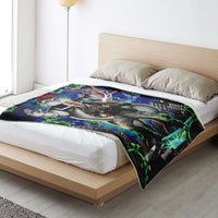 Load image into Gallery viewer, Designs by MyUtopia Shout Out:Biden Buster Political Humor Micro Fleece Sherpa Throw Blanket
