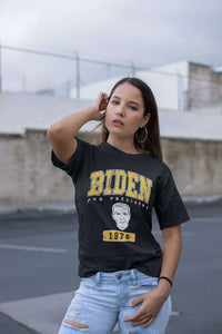 Load image into Gallery viewer, Designs by MyUtopia Shout Out:Biden For President Unisex Jersey Short-Sleeve T-Shirt
