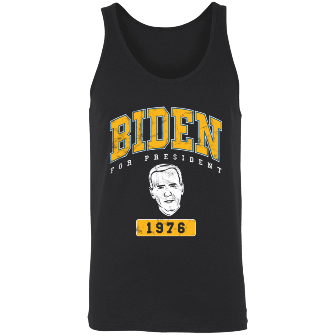 Designs by MyUtopia Shout Out:Biden For President Unisex Tank,Black / X-Small,Tank Tops