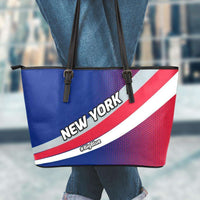 Load image into Gallery viewer, Designs by MyUtopia Shout Out:#BigBlue New York Giants Fan Faux Leather Totebag Purse,Large (11 x 17 x 6) Inches / Red/Blue,tote bag purse
