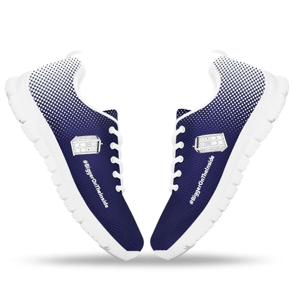 Designs by MyUtopia Shout Out:#BiggerOnTheInside Timey Wimey Running Shoes