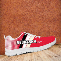 Load image into Gallery viewer, Designs by MyUtopia Shout Out:#BigRed Nebraska Fan Running Shoes
