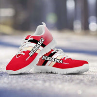 Load image into Gallery viewer, Designs by MyUtopia Shout Out:#BigRed Nebraska Fan Running Shoes
