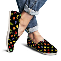 Load image into Gallery viewer, Designs by MyUtopia Shout Out:Bitmap Fruit Casual Canvas Slip on Shoes Women&#39;s Flats
