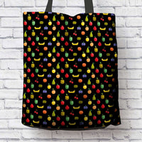 Load image into Gallery viewer, Designs by MyUtopia Shout Out:Bitmap Fruit Fabric Totebag Reusable Shopping Tote
