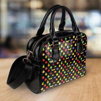 Load image into Gallery viewer, Designs by MyUtopia Shout Out:Bitmap Fruit Faux Leather Handbag with Shoulder Strap
