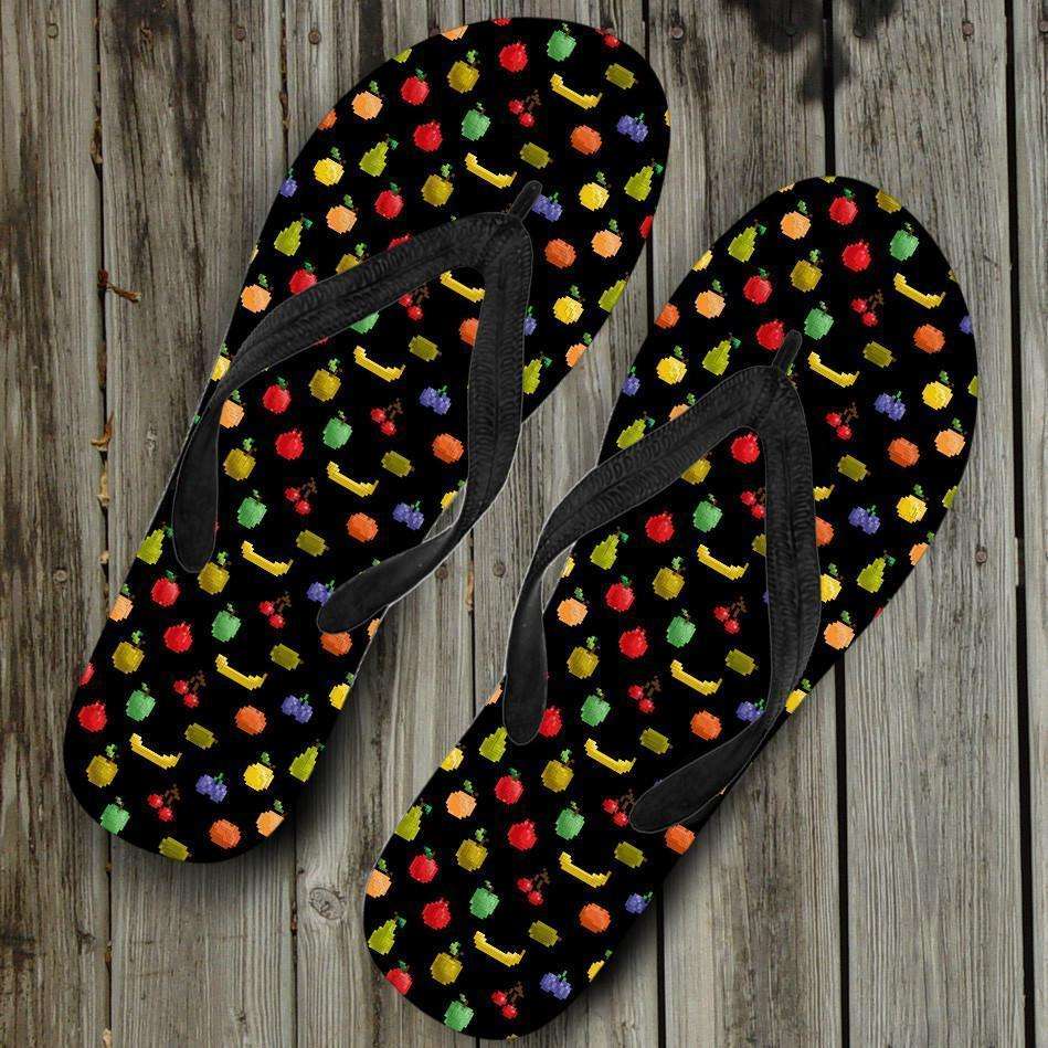Designs by MyUtopia Shout Out:Bitmap Fruit Flip Flops