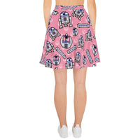 Load image into Gallery viewer, Designs by MyUtopia Shout Out:Bleep Bloop Inspired by RD-D2 Skater Skirt
