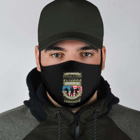 Load image into Gallery viewer, Designs by MyUtopia Shout Out:Blessed to be a Desert Storm Veteran Soldier of Yesterday Today and Tomorrow Adult Fabric Face Mask with Elastic Ear Loops
