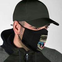 Load image into Gallery viewer, Designs by MyUtopia Shout Out:Blessed to be a Desert Storm Veteran Soldier of Yesterday Today and Tomorrow Adult Fabric Face Mask with Elastic Ear Loops
