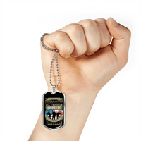 Load image into Gallery viewer, Designs by MyUtopia Shout Out:Blessed to be a Desert Storm Veteran Soldier of Yesterday Today and Tomorrow. Personalized Engraved Keepsake Dog Tag
