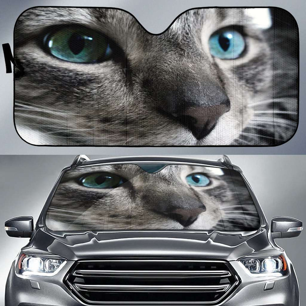 Designs by MyUtopia Shout Out:Blue Eyed Cat Sun Shade