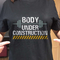 Load image into Gallery viewer, Designs by MyUtopia Shout Out:Body Under Construction Adult Unisex T-Shirt

