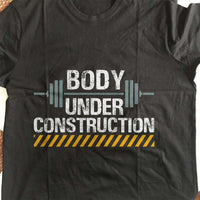 Load image into Gallery viewer, Designs by MyUtopia Shout Out:Body Under Construction Adult Unisex T-Shirt
