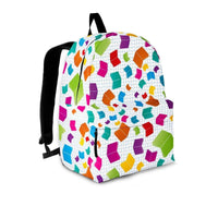 Load image into Gallery viewer, Designs by MyUtopia Shout Out:Books Backpack
