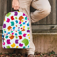 Load image into Gallery viewer, Designs by MyUtopia Shout Out:Books Backpack
