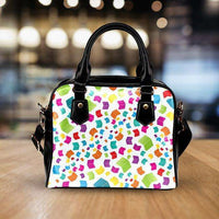 Load image into Gallery viewer, Designs by MyUtopia Shout Out:Books Faux Leather Handbag with Shoulder Strap
