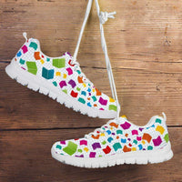 Load image into Gallery viewer, Designs by MyUtopia Shout Out:Books Running Shoes
