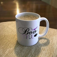 Load image into Gallery viewer, Designs by MyUtopia Shout Out:BooTiful White Ceramic Coffee Mug
