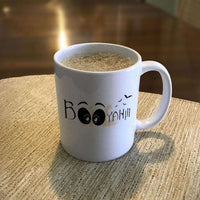 Load image into Gallery viewer, Designs by MyUtopia Shout Out:BOOYah White Ceramic Coffee Mug
