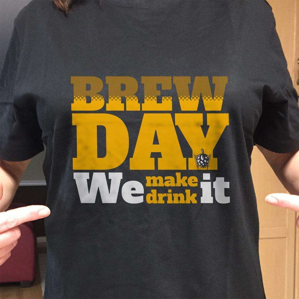 Designs by MyUtopia Shout Out:Brew Day Drinking Humor Unisex T-Shirt
