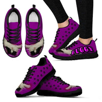 Load image into Gallery viewer, Designs by MyUtopia Shout Out:Buggy The Cat Running Shoes,Womens / Womens US5 (EU35) / Purple,Running Shoes
