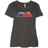Load image into Gallery viewer, Designs by MyUtopia Shout Out:Building A Better America Ladies&#39; Plus Size Curvy T-Shirt,Vintage Smoke / Plus 1X,Ladies T-Shirts
