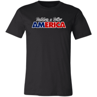 Load image into Gallery viewer, Designs by MyUtopia Shout Out:Building A Better America Trump Unisex Jersey Short-Sleeve T-Shirt,X-Small / Black,Adult Unisex T-Shirt
