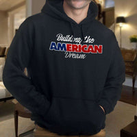 Load image into Gallery viewer, Designs by MyUtopia Shout Out:Building the American Dream Core Fleece Pullover Hoodie
