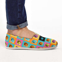 Load image into Gallery viewer, Designs by MyUtopia Shout Out:Bulldog Casual Canvas Slip on Shoes Women&#39;s Flats
