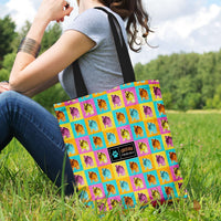 Load image into Gallery viewer, Designs by MyUtopia Shout Out:Bulldog Fabric Totebag Reusable Shopping Tote - Just Pay Shipping
