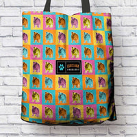 Load image into Gallery viewer, Designs by MyUtopia Shout Out:Bulldog Fabric Totebag Reusable Shopping Tote - Just Pay Shipping
