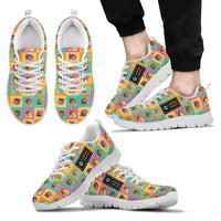 Load image into Gallery viewer, Designs by MyUtopia Shout Out:Bulldog Running Shoes,Mens / Mens US5 (EU38) / Multicolor,Running Shoes
