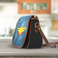 Load image into Gallery viewer, Designs by MyUtopia Shout Out:California Air Force Wings Canvas Saddlebag Style Crossbody Purse
