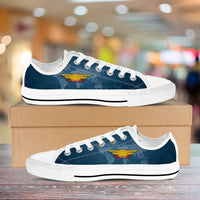 Load image into Gallery viewer, Designs by MyUtopia Shout Out:California Air Force Wings Low Top Shoes
