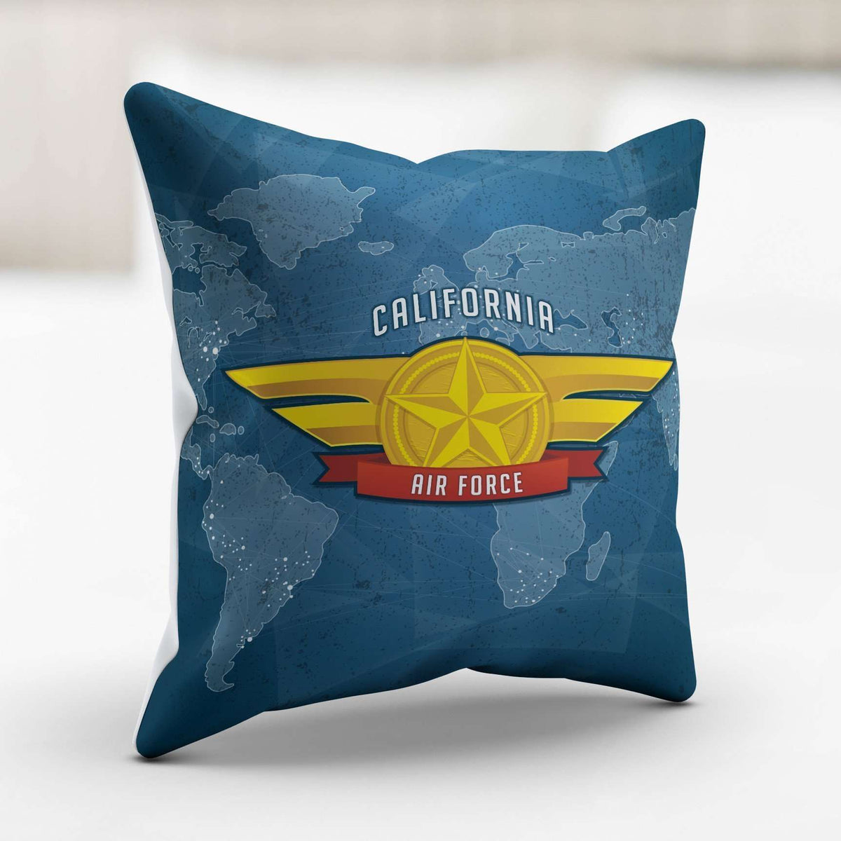 Designs by MyUtopia Shout Out:California Air Force Wings Pillowcase