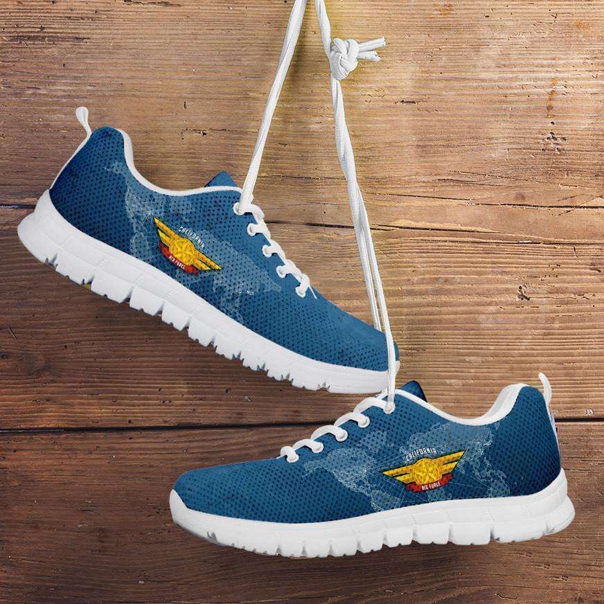 Designs by MyUtopia Shout Out:California Air Force Wings Running Shoes