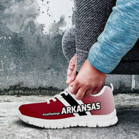 Load image into Gallery viewer, Designs by MyUtopia Shout Out:#CallTheHogs Arkansas Fan Running Shoes
